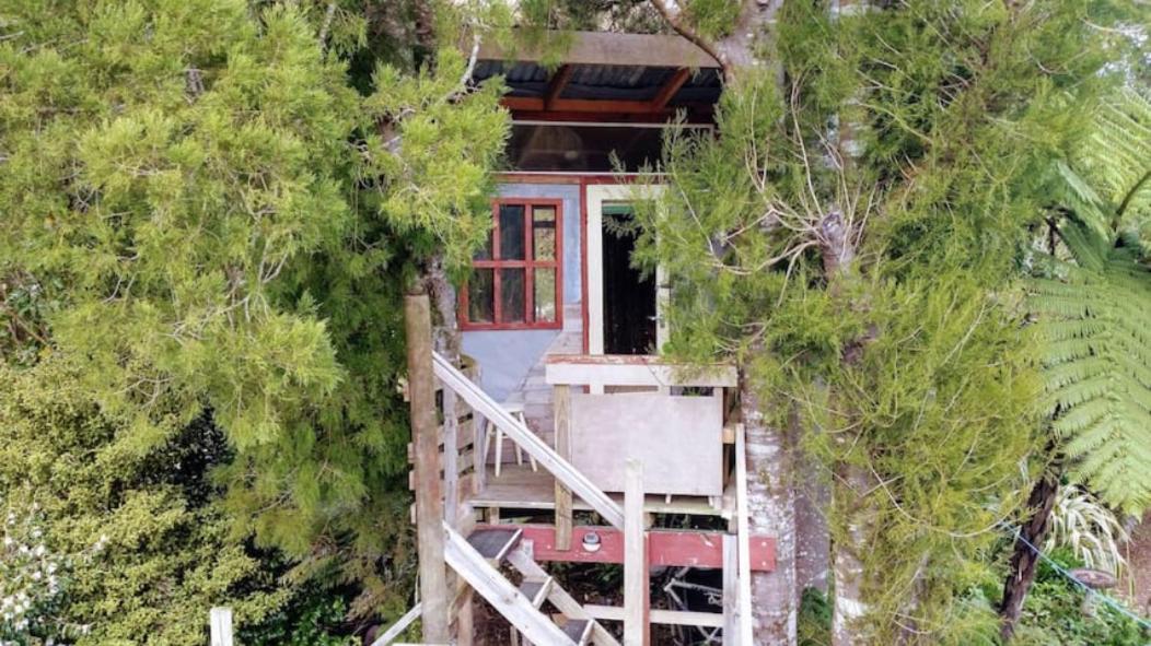 Hotel The Treehut At The Rabbithole, Upper Hutt Akatarawa Exteriér fotografie